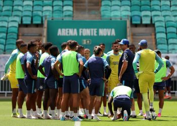 Bahia encerra preparação para enfrentar o Santos