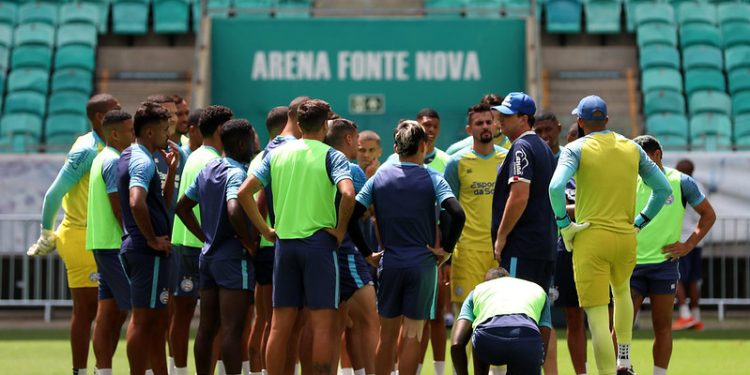 Bahia encerra preparação para enfrentar o Santos