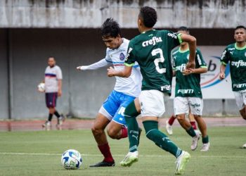Em Pituaçu, Sub-17 do Bahia é derrotado pelo Palmeiras e chega ao oitavo jogo sem vencer no Brasileirão