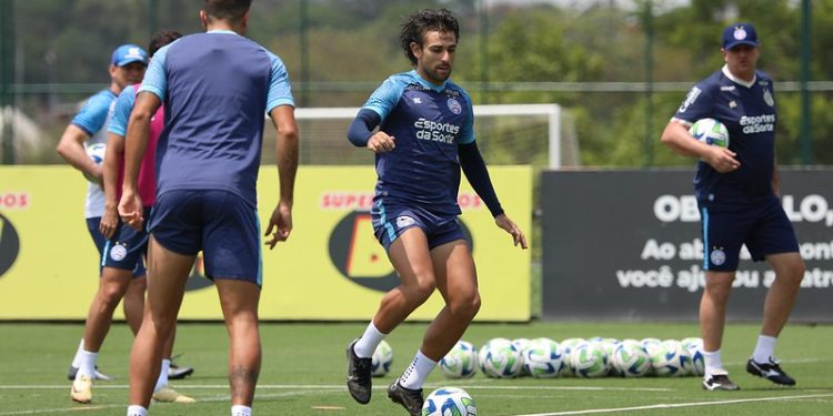 Bahia faz primeiro treino visando partida contra o Palmeiras