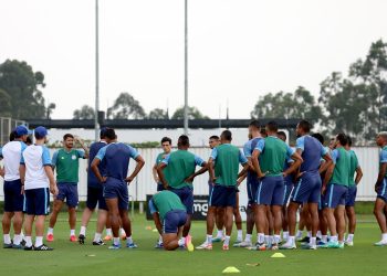 Bahia faz último treino e encerra preparação para enfrentar o Palmeiras