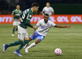 Com gol de Raphael Veiga, Bahia é derrotado pelo Palmeiras por 1 a 0 no Allianz Parque