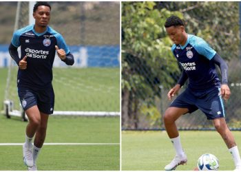 Lateral Caio Roque inicia treinos com bola e Bahia ganha mais uma opção para lateral esquerda