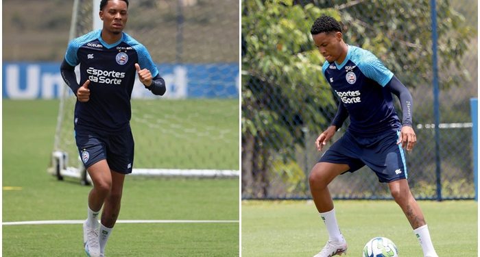 Lateral Caio Roque inicia treinos com bola e Bahia ganha mais uma opção para lateral esquerda