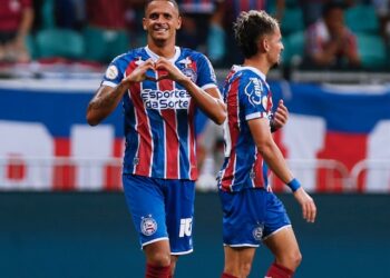 Juba marca primeiro gol pelo Bahia em momento decisivo para o clube