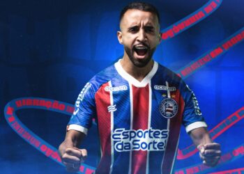 Ele chegou! Bahia anuncia contratação de Caio Alexandre