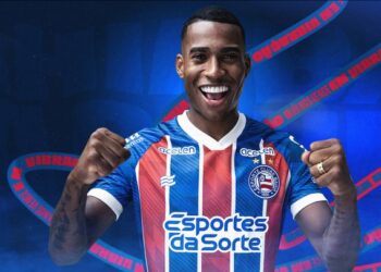 Ele chegou! Bahia anuncia contratação de Jean Lucas