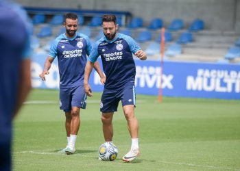 Bahia faz último treino e encerra preparação para pegar o Ceará pelo Nordestão