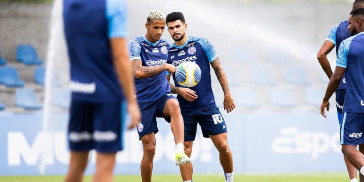 Bahia encerra preparação para enfrentar o Bragantino na Fonte Nova