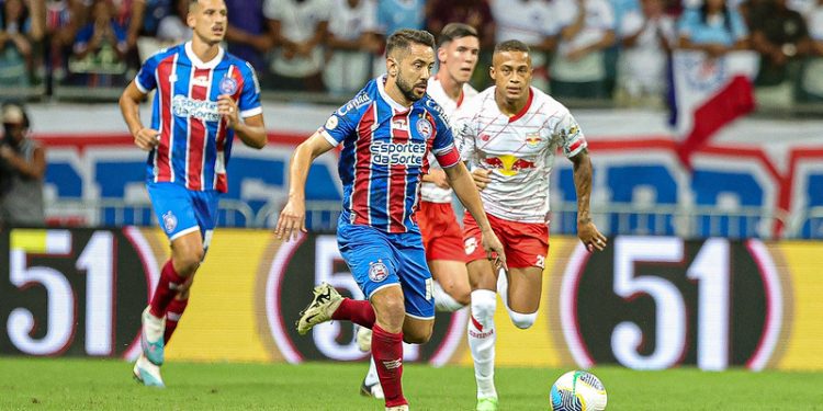 Na Fonte Nova, Bahia vence o Bragantino por 1 a 0 pelo Campeonato Brasileiro