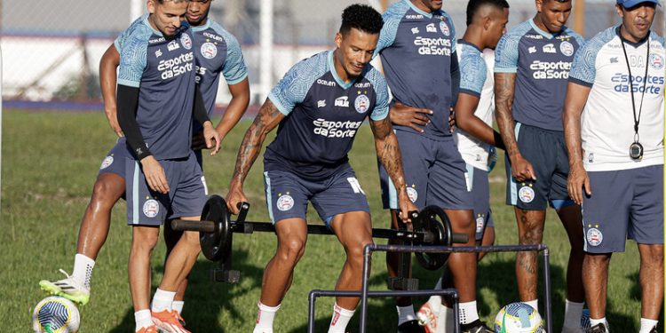 Com reservas em campo, Bahia inicia preparação para enfrentar o Botafogo
