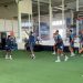 Jogadores do Bahia começam treino com partida de basquete