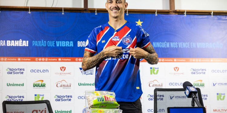 Lateral Iago Borduchi é registrado no BID e reforça o Bahia diante do Cuiabá