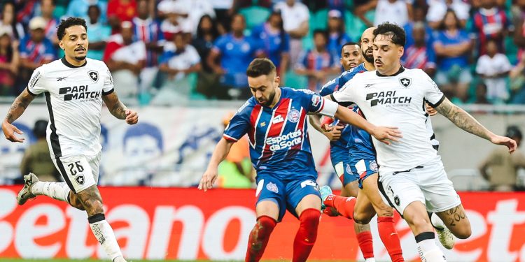 Jogando na Fonte Nova, Bahia fica no empate sem gols contra o Botafogo