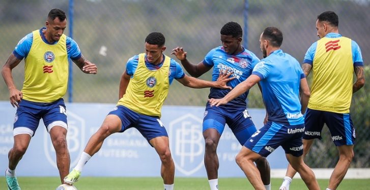 Bahia inicia preparação para enfrentar o Vitória pela segunda vez no Brasileirão