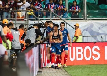 Com gol de Luciano Rodríguez, Bahia vence o Botafogo e avança de fase na Copa do Brasil