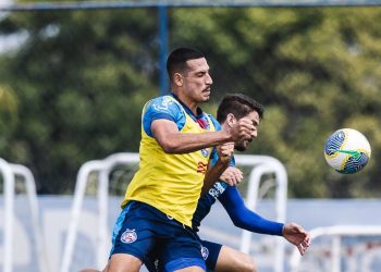 Com presença do sub-17, Bahia realiza penúltimo treino antes de enfrentar o Botafogo no Brasileirão