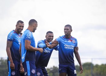 Ainda sem Biel em campo, Bahia encerra preparação para enfrentar o Fortaleza no Campeonato Brasileiro