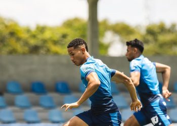 Bahia faz treino tático em preparação para enfrentar o Fortaleza pelo Campeonato Brasileiro
