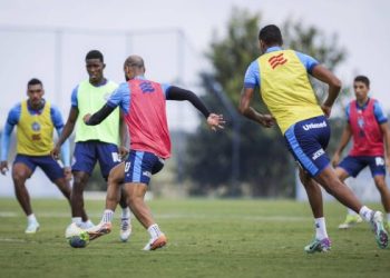 Bahia inicia preparação para jogo decisivo contra o Flamengo pelas quartas de final da Copa do Brasil