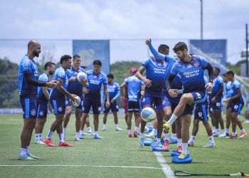 Após dias de folga, Bahia retoma preparação para enfrentar o Cruzeiro no Brasileirão