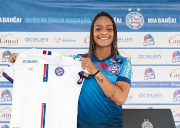 “Espero poder dar o melhor e conseguir títulos”, diz Ju Oliveira sobre chegada no Bahia