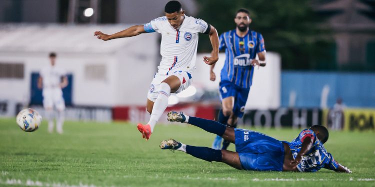 Bahia vacila, cede empate ao Jacobina no fim e segue sem vencer no Campeonato Baiano