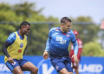 Com treino técnico, Bahia inicia preparação para enfrentar o América-RN