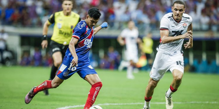 Bahia impõe jogo e vence o Vitória no primeiro jogo da final do Campeonato Baiano