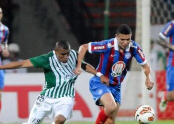 Relembre como foi o último encontro entre Bahia e Atlético Nacional na Colômbia