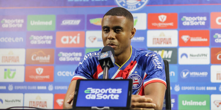 Bahia informa que Erick será submetido a cirurgia por lesão muscular na coxa direita