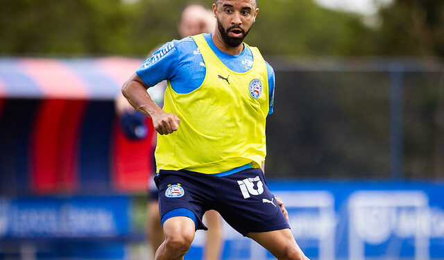 Sem Willian José em campo, Bahia inicia preparação para enfrentar o Fortaleza