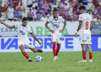 Rodrigo Nestor comemora gol e destaca importância do empate do Bahia contra o Fortaleza