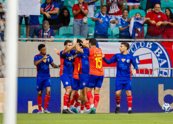 Bahia é o melhor mandante do mundo em 2025 com 61 gols na Fonte Nova