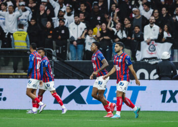 Bahia provoca Corinthians após triunfo e lembra contratação de Kauê Furquim