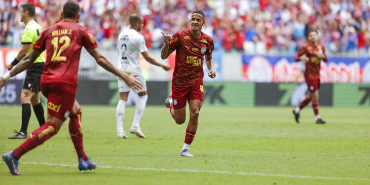 Luciano Juba assume a artilharia do Bahia no Campeonato Brasileiro