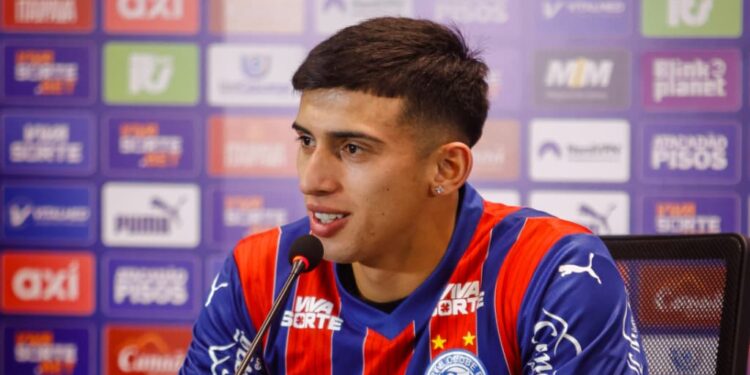 Mateo Sanabria é apresentado como novo atacante do Bahia: “dar meu coração em cada partida”