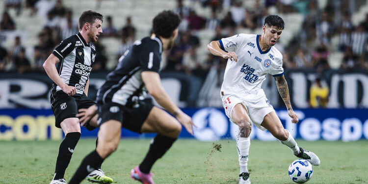 Bahia empata com o Ceará e chega ao terceiro jogo seguido sem vencer na Série A