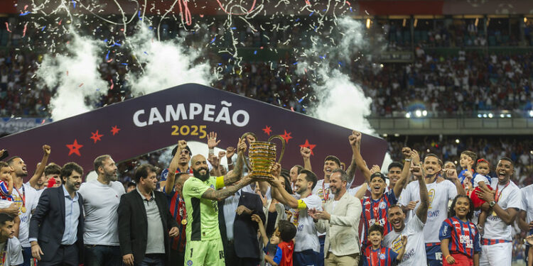 Bahia provoca rival após conquistar o pentacampeonato da Copa do Nordeste