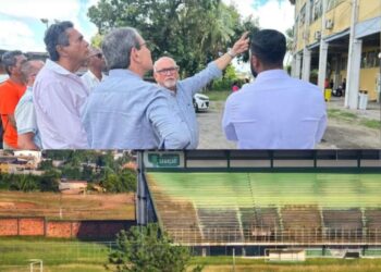 Engenheiros do Grupo City avaliam Estádio de Camaçari antes de grande reforma
