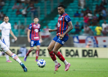 Jean Lucas recebe terceiro cartão amarelo e desfalca o Bahia diante do Sport na Fonte Nova