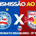 Assistir Bahia x RB Bragantino AO VIVO e COM IMAGENS pela 31º rodada do Brasileirão