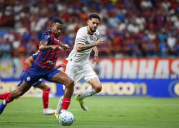 Com gol de Kike Oliveira, Bahia fica no empate contra o Fluminense pela 2º rodada do Brasileirão