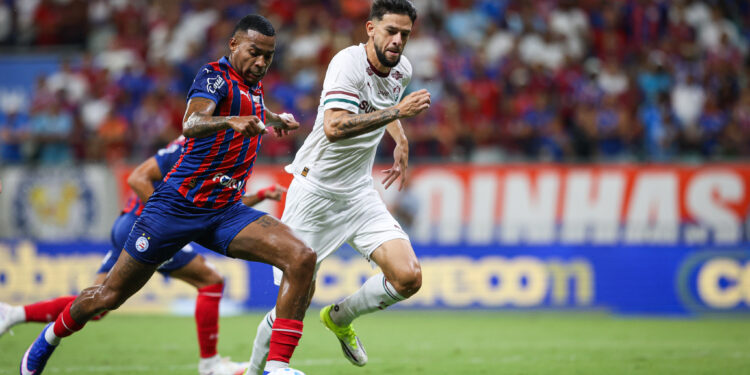 Com gol de Kike Oliveira, Bahia fica no empate contra o Fluminense pela 2º rodada do Brasileirão