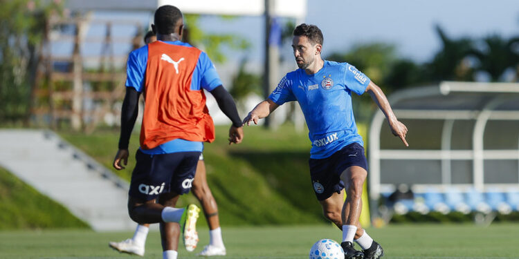 Bahia treina no CT e ajusta últimos detalhes para encarar o Vasco pelo Brasileirão