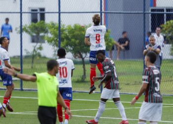 Dell marca, Bahia vence o Fluminense e conquista primeiro triunfo no Brasileirão Sub-20
