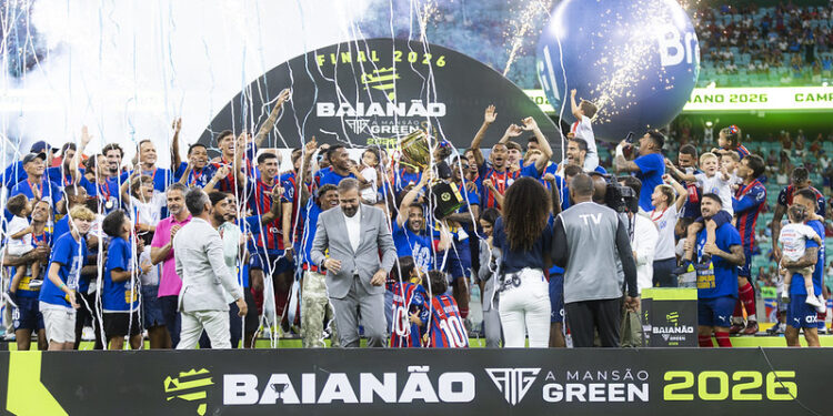 Saiba quanto o Bahia faturou com o título do Campeonato Baiano de 2026